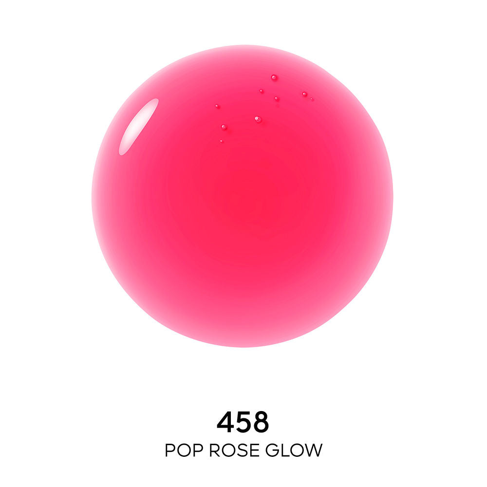 Guerlain Óleo de brilho de abelha kkiskiss óleo labial com cor #458-pop rosa 9,5 ml