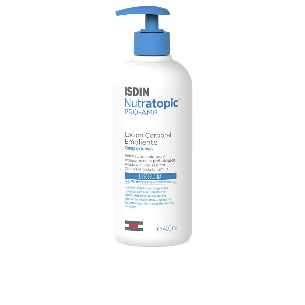 ISDIN Nutratopic pro-amp loção emoliente para pele atópica 400 ml
