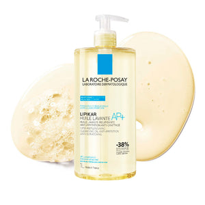 La Roche Posay Lipikar ap+ óleo de limpeza anti-irritação corporal para pele atópica 1000 ml