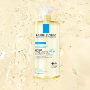 La Roche Posay Lipikar ap+ óleo de limpeza anti-irritação corporal para pele atópica 1000 ml