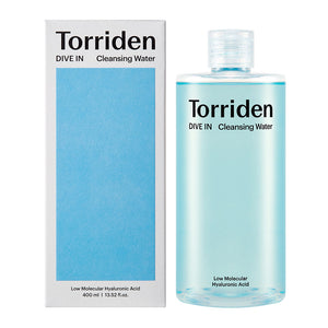 Torriden DIVE-IN Água Micelar de Limpeza com Ácido Hialurónico de Baixo Peso Molecular 400ml