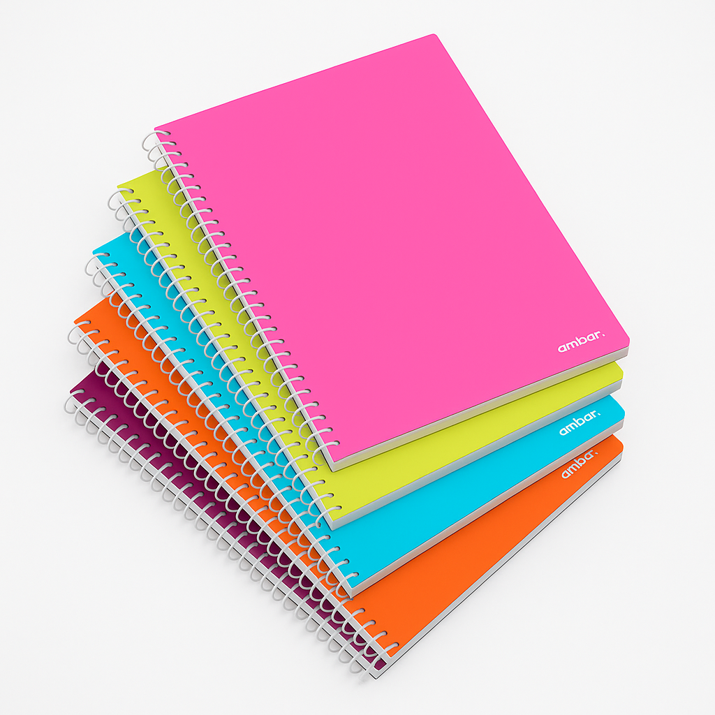 Ambar School Caderno Espiral A4 120f 70g Quadriculado