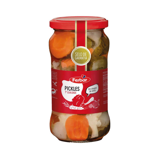 Ferbar Pickles Em Vinagre 345 gr