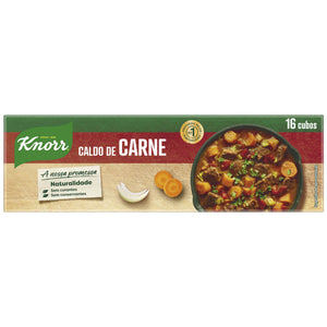 Caldo de Carne em Cubos Sem Glúten Knorr 160 g 16 un