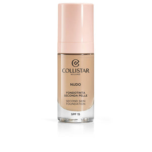 Collistar Base de maquilhagem segunda pele nudo spf15 #2r-rosa bege 30 ml