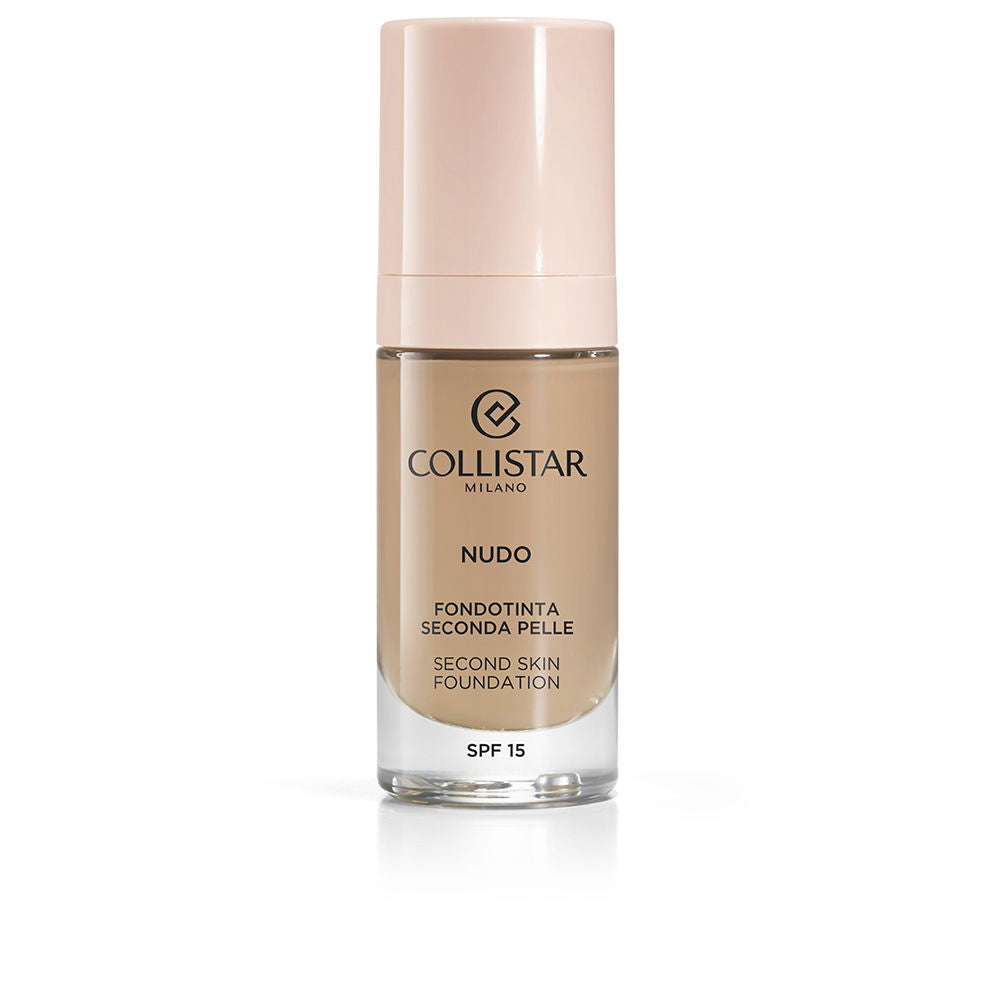 Collistar Base de maquilhagem segunda pele nudo spf15 #3r-naturale rosato 30 ml