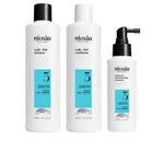 Nioxin System 3 - kit - tratamento para cabelos coloridos com raleamento leve 3 unidades