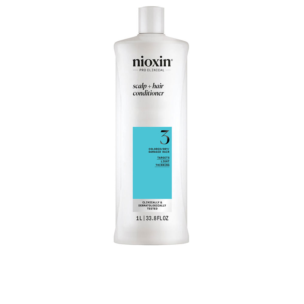 Nioxin Sistema 3 - condicionador - cabelos tingidos e danificados com leve enfraquecimento 1000 ml