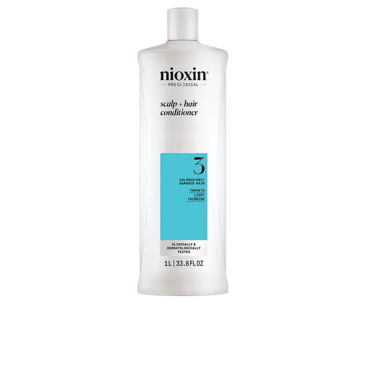 Nioxin Sistema 3 - condicionador - cabelos tingidos e danificados com leve enfraquecimento 1000 ml