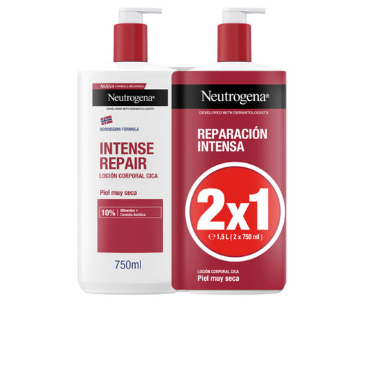 Neutrogena Loção reparo intenso para pele embalagem muito seca 2 x 750 ml