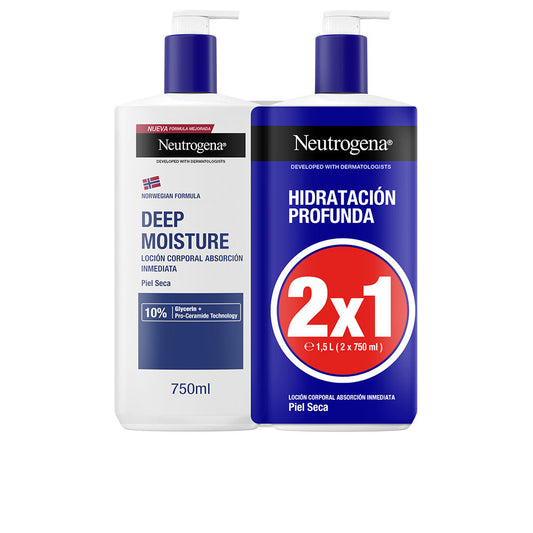 Neutrogena Loção para pele seca profunda hidratação pacote 2 x 750 ml