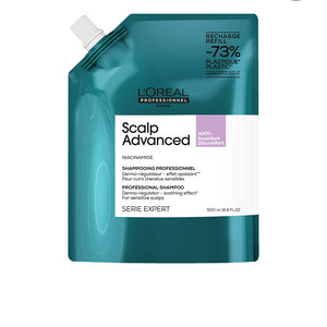 L'Oréal Professionnel Paris Xampu para couro cabeludo sensível refil scalp advanced 500 ml