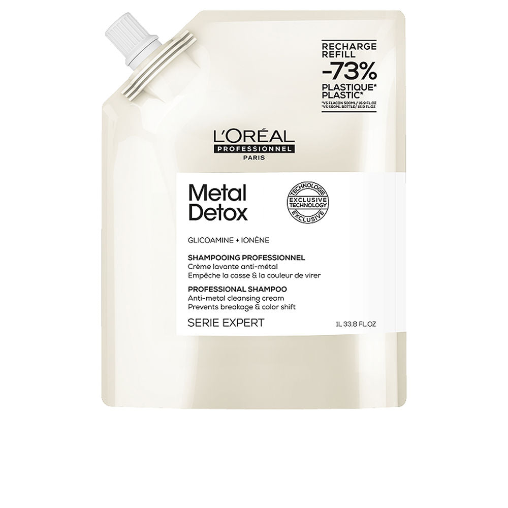 L'Oréal Professionnel Paris Champô desintoxicação de metal para cabelos danificados recarrega 500 ml