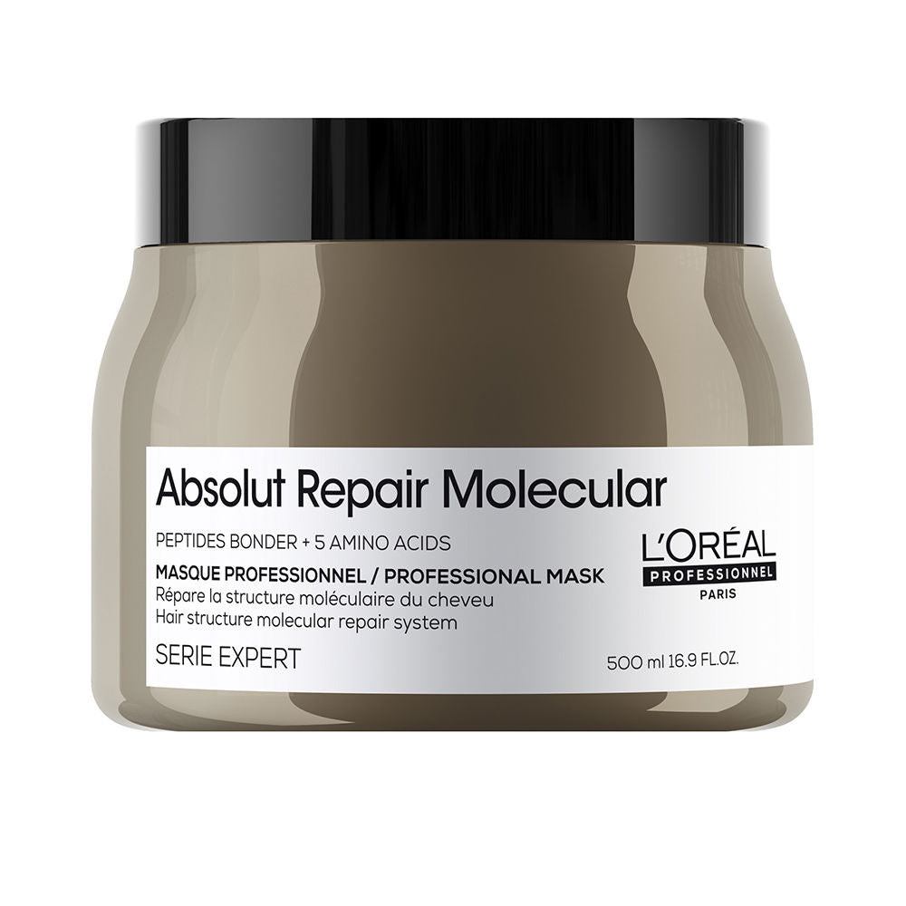 L'Oréal Professionnel Paris Absolut repair molecular máscara profissional reparadora sem enxágue para cabelos danificados 500 ml