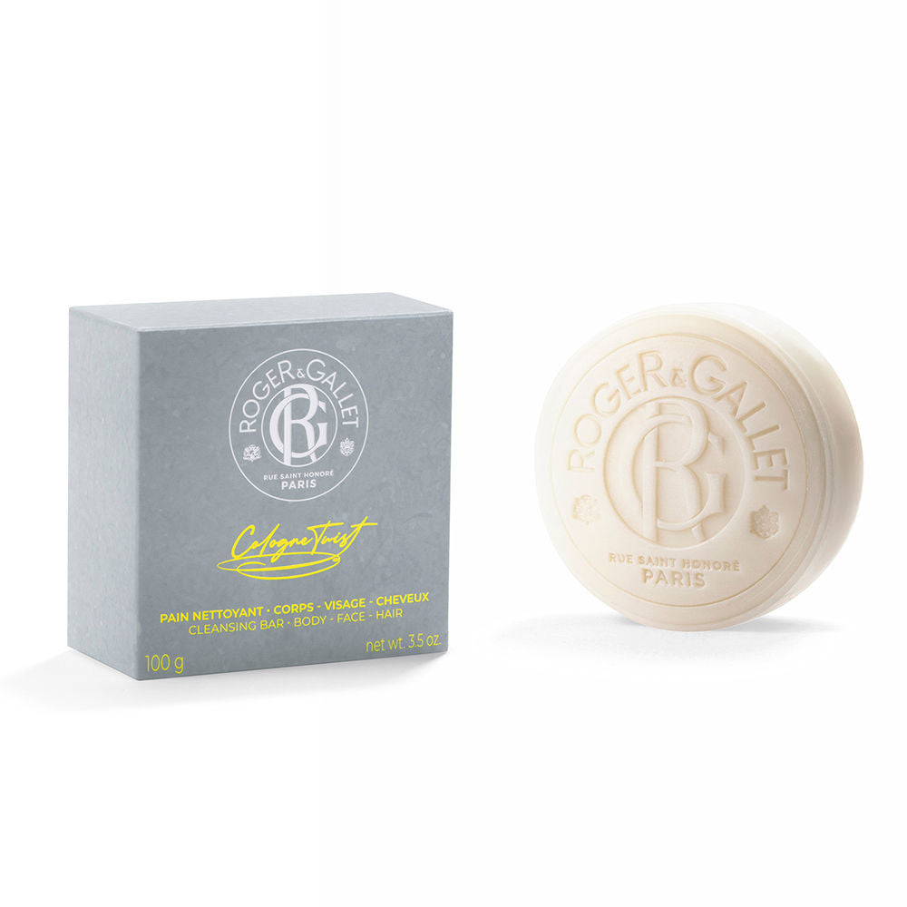 Roger & Gallet Cologne twist limpadores sólido 3 em 1 100 gr