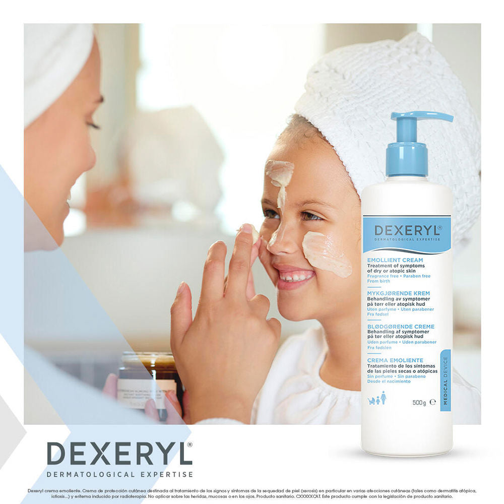 Dexeryl Creme emoliente calmante para pele atópica 500g