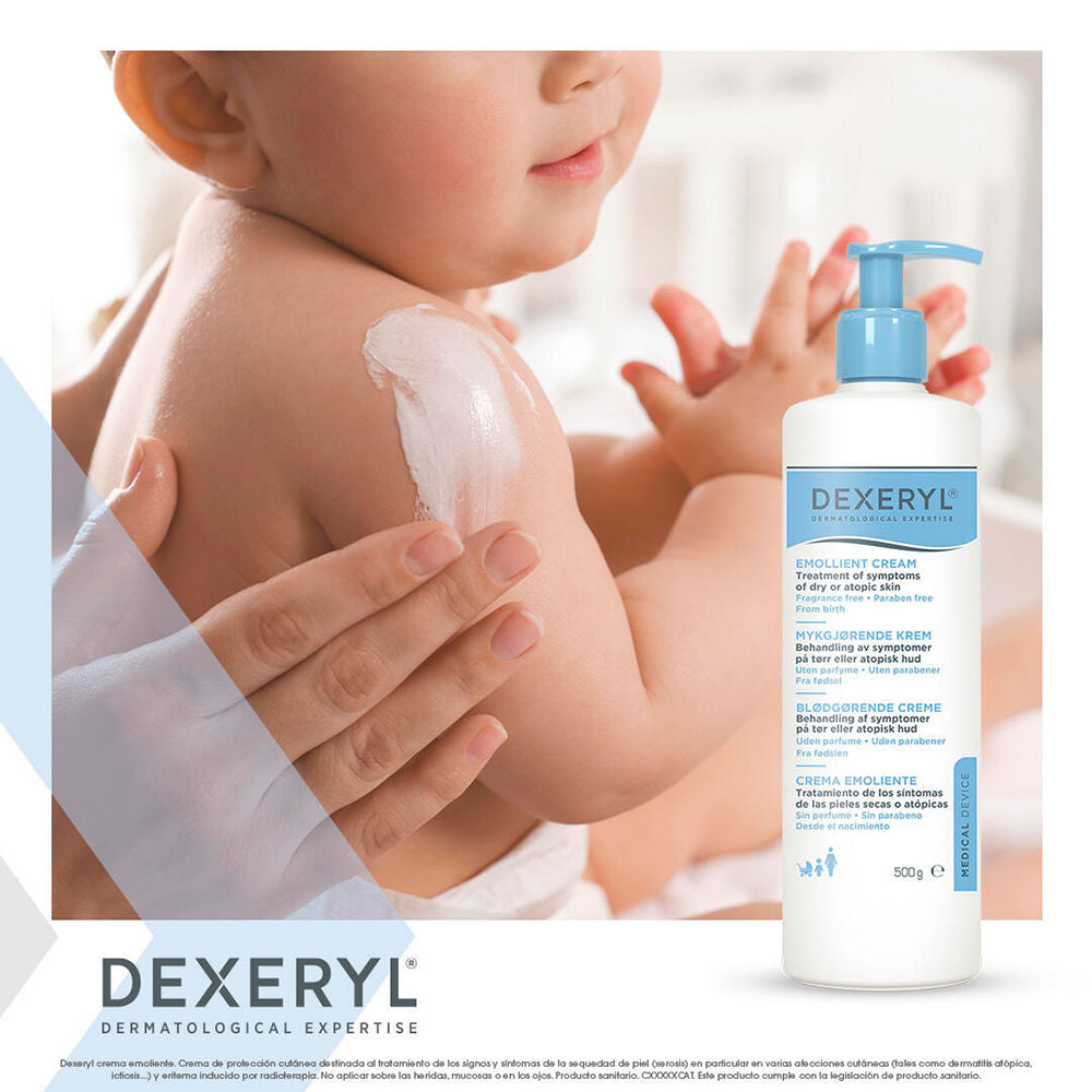 Dexeryl Creme emoliente calmante para pele atópica 500g