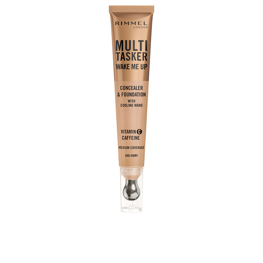 Rimmel London Despertar multitasker me up corretivo e base de maquilhagem #marfim 20 ml