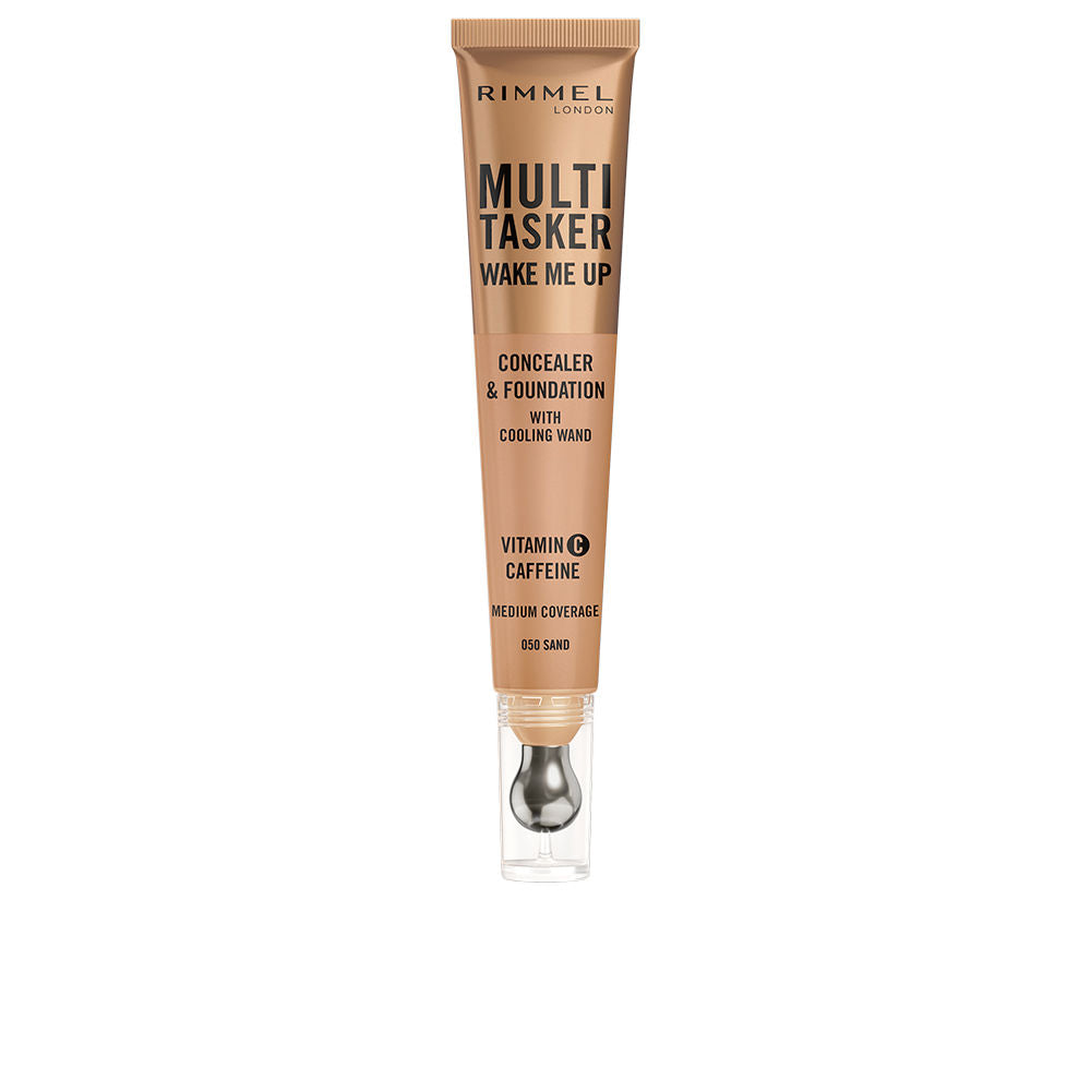 Rimmel London Despertar multitasker me up corretivo e base de maquilhagem #areia 20 ml