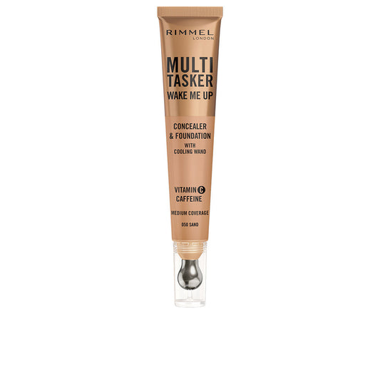 Rimmel London Despertar multitasker me up corretivo e base de maquilhagem #areia 20 ml