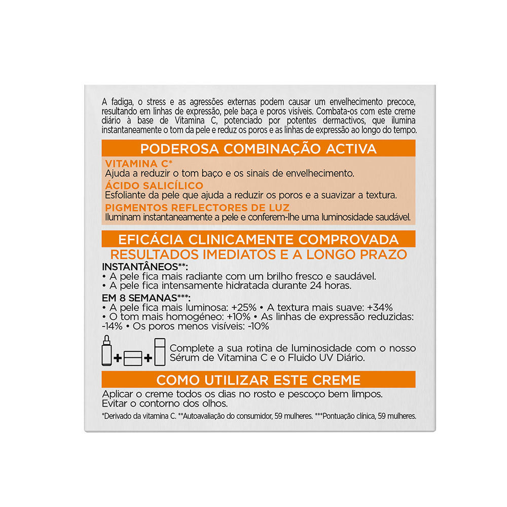 L'Oréal Paris Revitalift Creme Vitamina C + Ácido Salicílico Suavizante de Poros 50ml