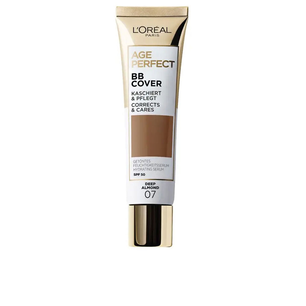 L'Oréal Paris Age perfect bb cover maquiagem líquida spf50 #07-amêndoa profunda 30 ml