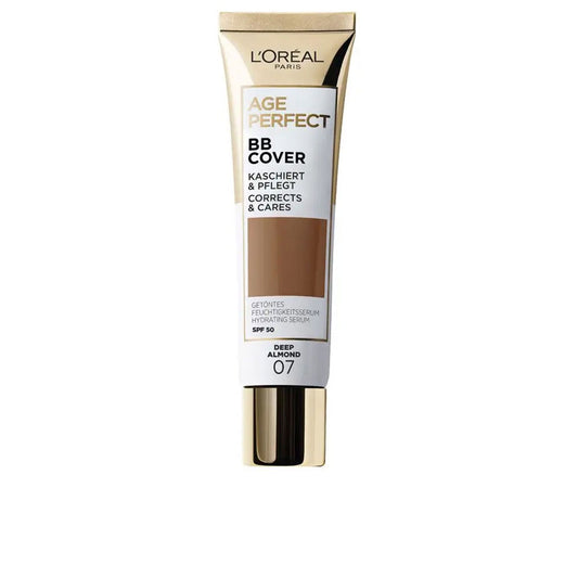 L'Oréal Paris Age perfect bb cover maquiagem líquida spf50 #07-amêndoa profunda 30 ml