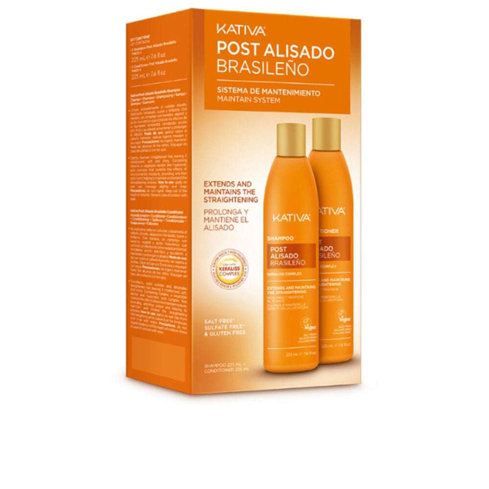 Kativa Pós alisado profissional brasileño lote 2 pz