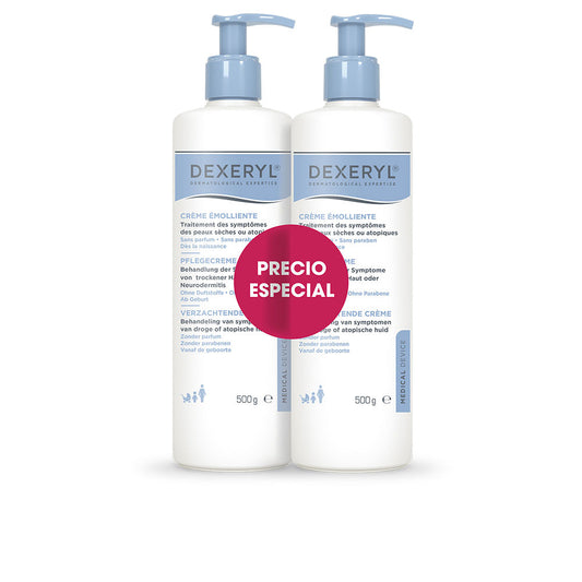 Dexeryl Creme emoliente embalagem 2 x 500 gr
