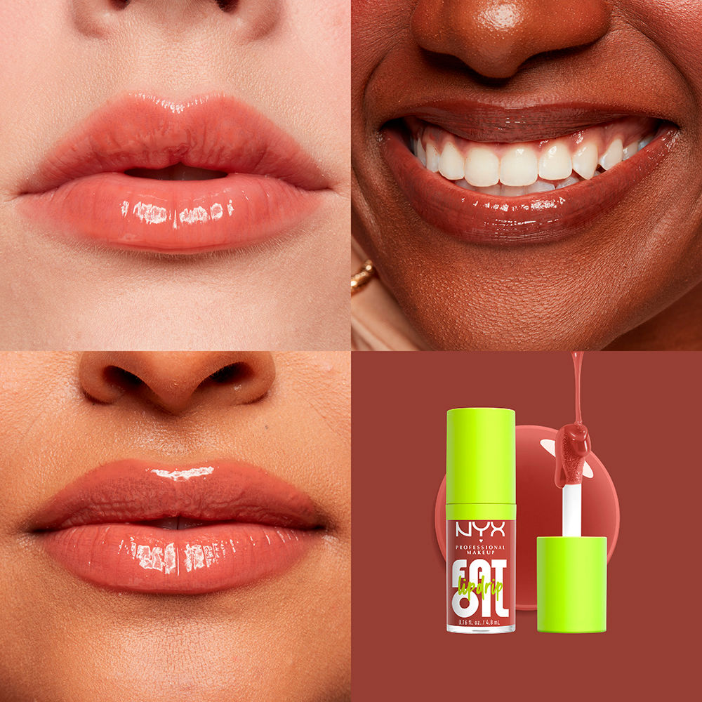 Nyx Professional Make Up Gotejamento labial óleo gordo #splash of creme 4,8 ml
