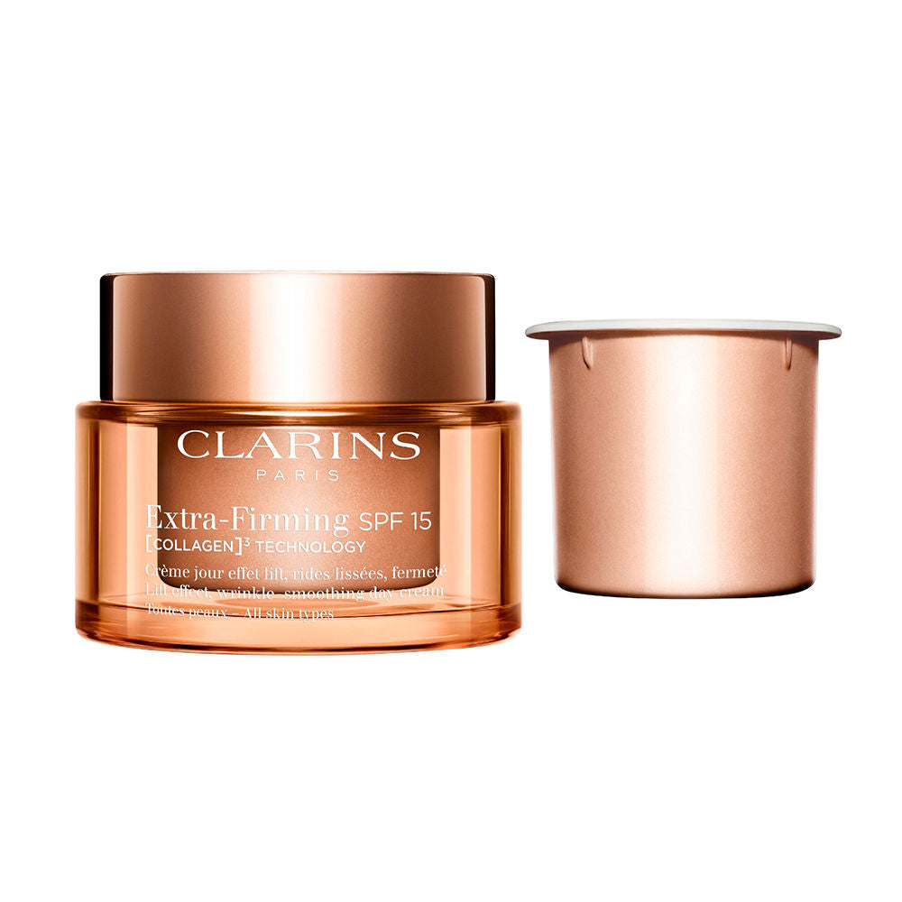 Clarins Creme de dia extrafirmante para todos os tipos de pele recarga spf15 50 ml