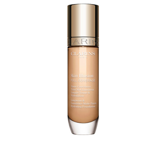 Clarins Base de maquilhagem cobertura total de ilusão de pele #105n 30 ml