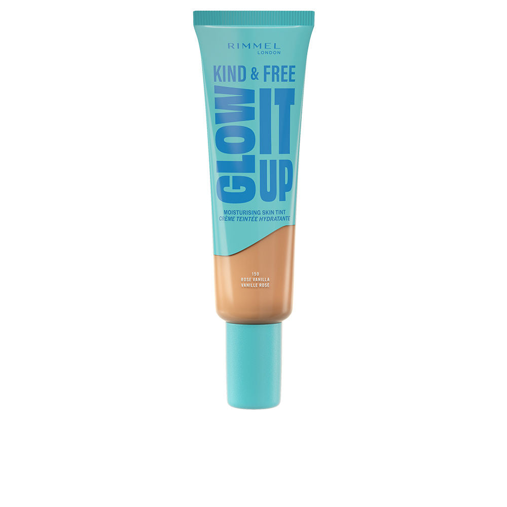 Rimmel London Base líquida kind & free glow it up #150-rose vanilla 30 ml