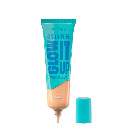 Rimmel London Base líquida brilho tipo e gratuito it acima #010-rose marfim 30 ml