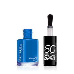 Rimmel London Esmalte 60 segundos super brilho #828-danny menino azul 8 ml