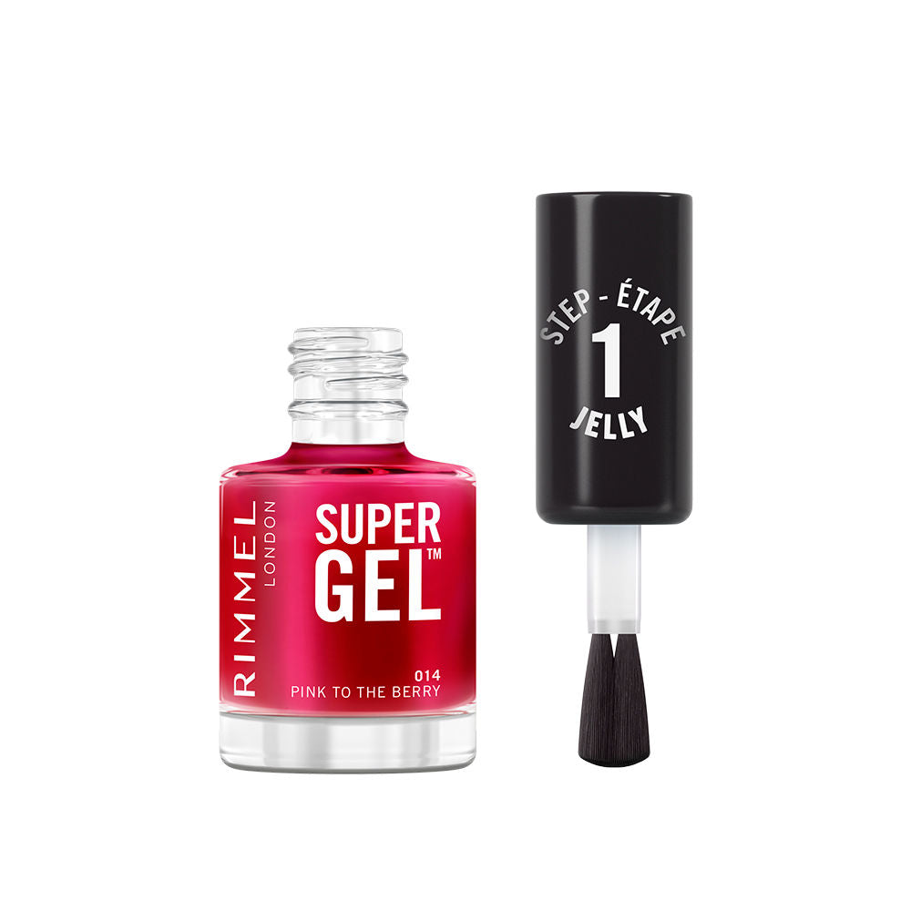 Rimmel London Esmalte super gel de uñas #14-pink to a baga 12 ml