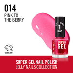 Rimmel London Esmalte super gel de uñas #14-pink to a baga 12 ml