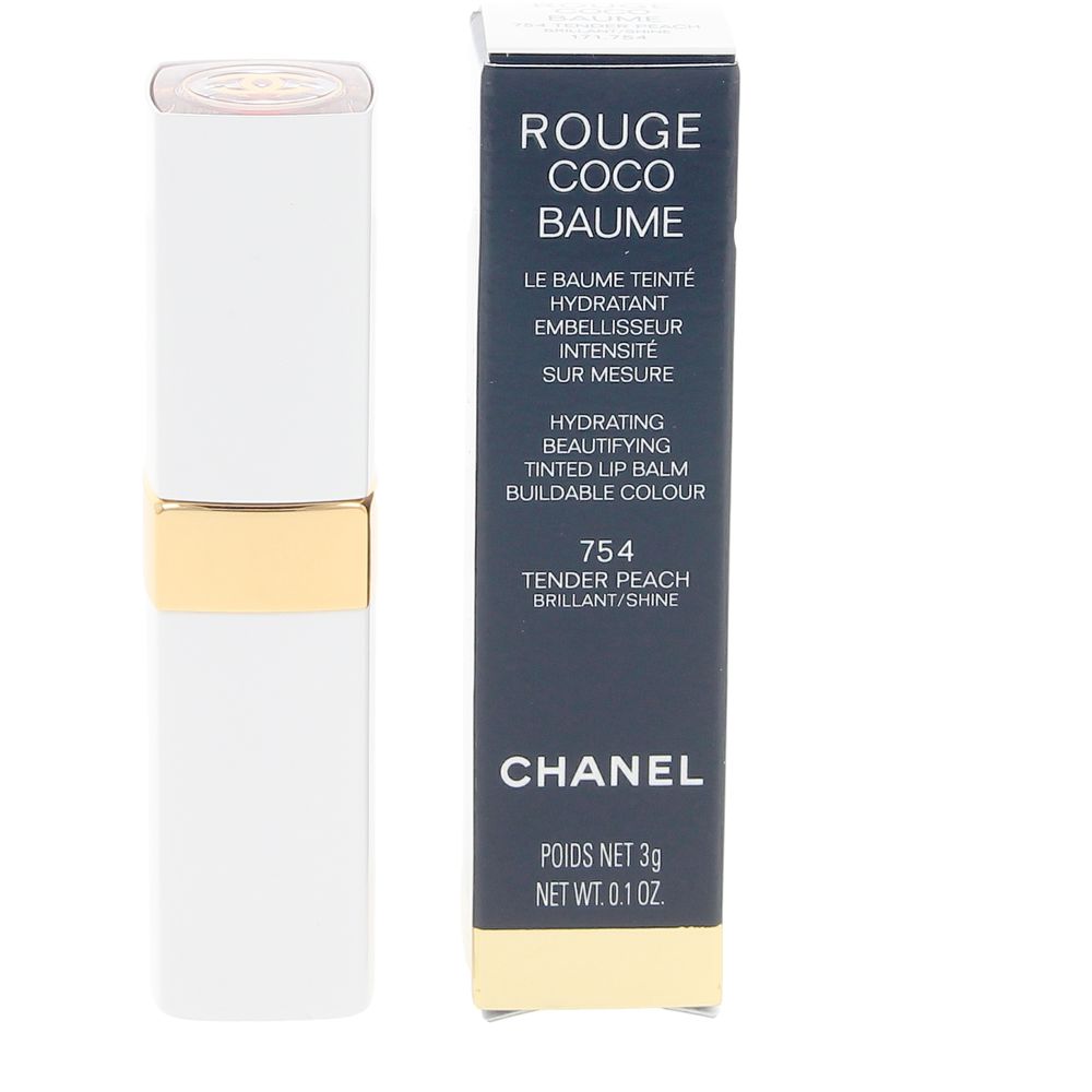 Chanel Rouge coco baume bálsamo matizado hidratante #754-tender peach 3 gr