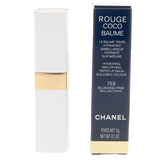 Chanel Rouge coco baume bálsamo matizado hidratante #758-blushing pink 3 gr