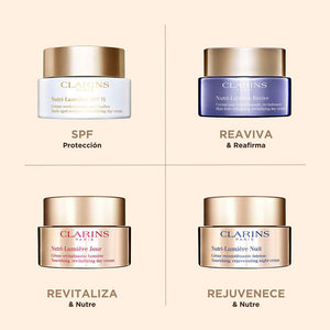 Clarins Nutri-lumière creme revitalizante anti-manchas fps 15 50 ml
