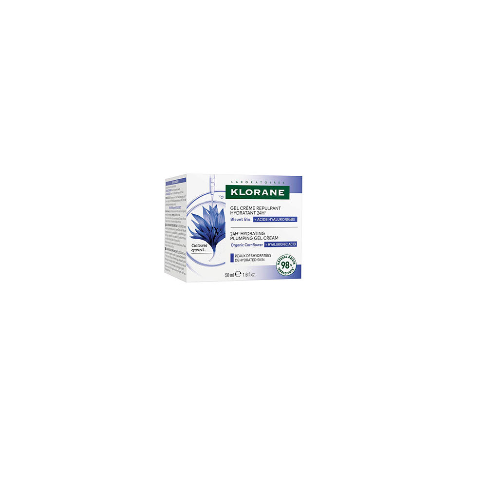 Klorane Bio cornflower & hyaluronic acid gel-creme rosto e olhos 50 ml