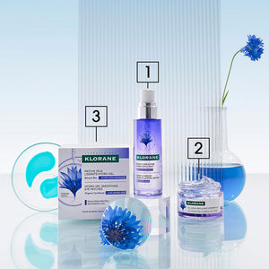 Klorane Bio cornflower & hyaluronic acid gel-creme rosto e olhos 50 ml
