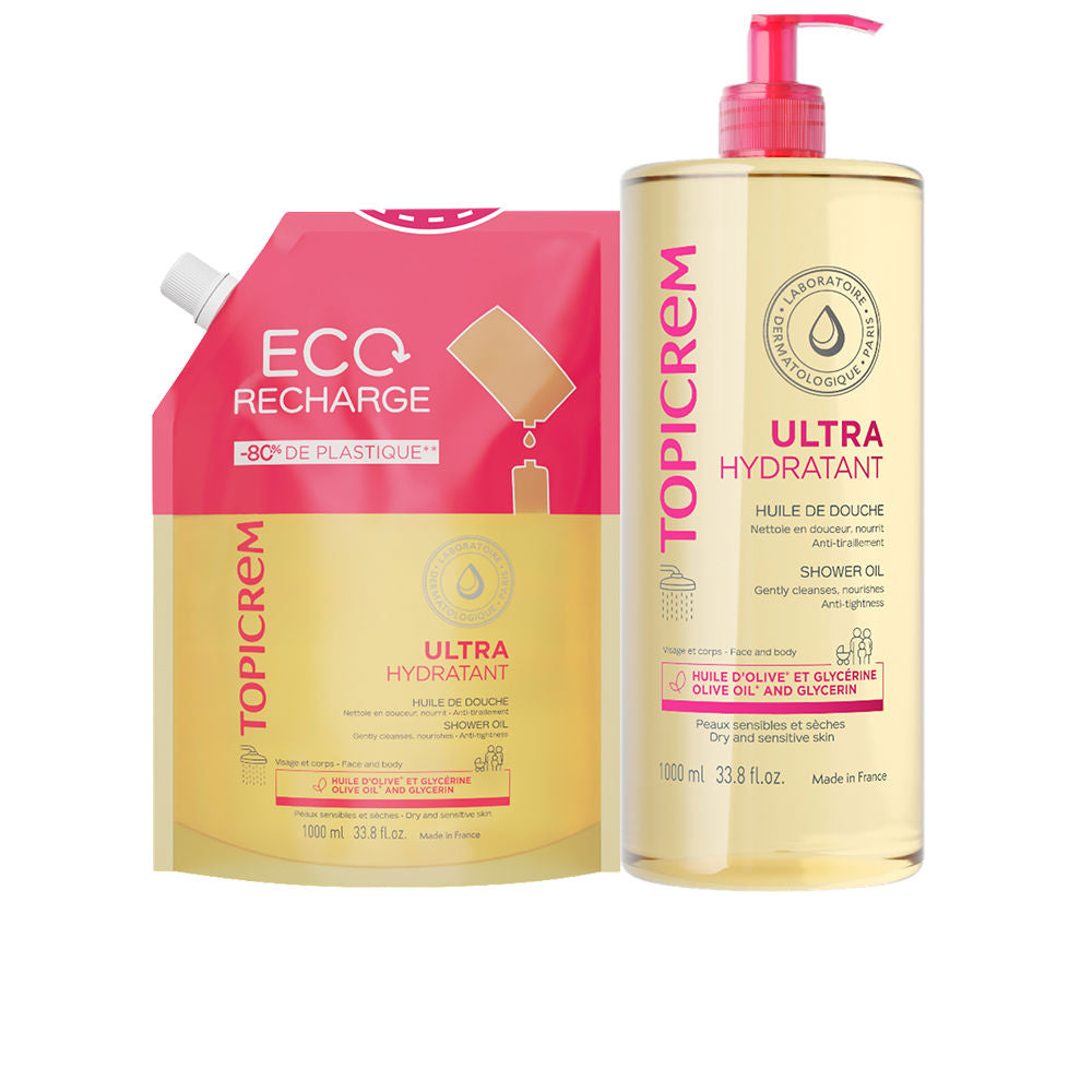 Topicrem Estojo para óleo de chuveiro uh 2 pcs
