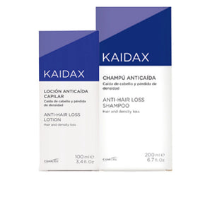 Kaidax Forte tratamento anti-queda de cabelo loção estojo 2 peças
