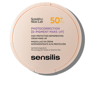 Sensilis Fotocorreção [maquiagem D-Pigment] Maquiagem em Creme SPF50+ #03 10g