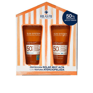 Rilastil Sun System SPF50+ Bebé Veludo Leite Pacote 2 X 200ml