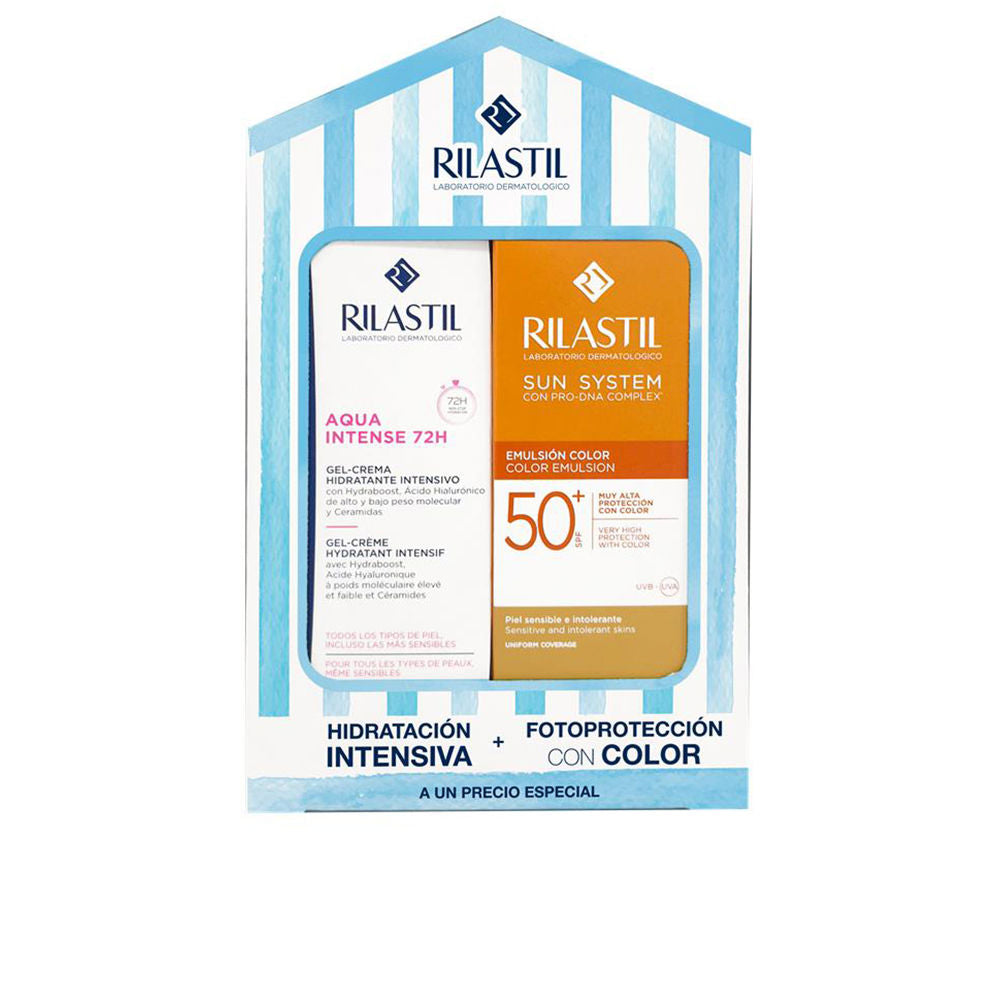 Rilastil Aqua intense 72h + protector solar spf50 estuche 2 pz