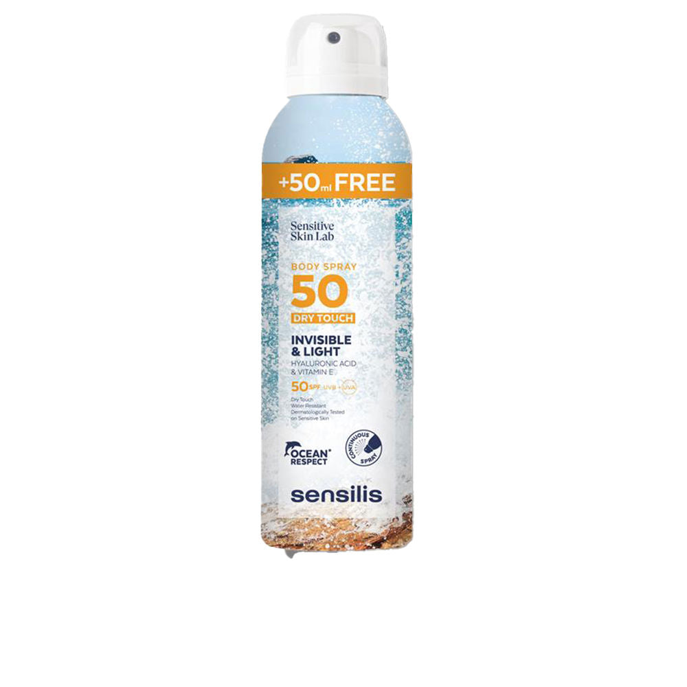 Sensilis Spray Corporal Invisível &amp; Leve SPF50+ 250ml