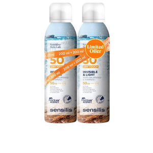 Sensilis Spray Corporal Invisível &amp; Leve SPF50+ Pacote 2 X 200ml