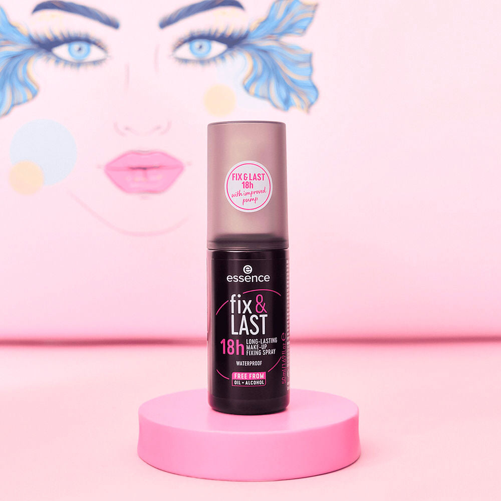 Essence Fixador em spray de maquilhagem corrigir e último 18h duradouro 50 ml